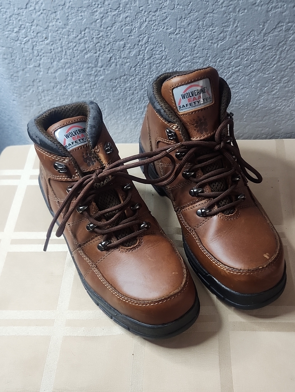 Wolverine Men's Brown Safety Work Boots